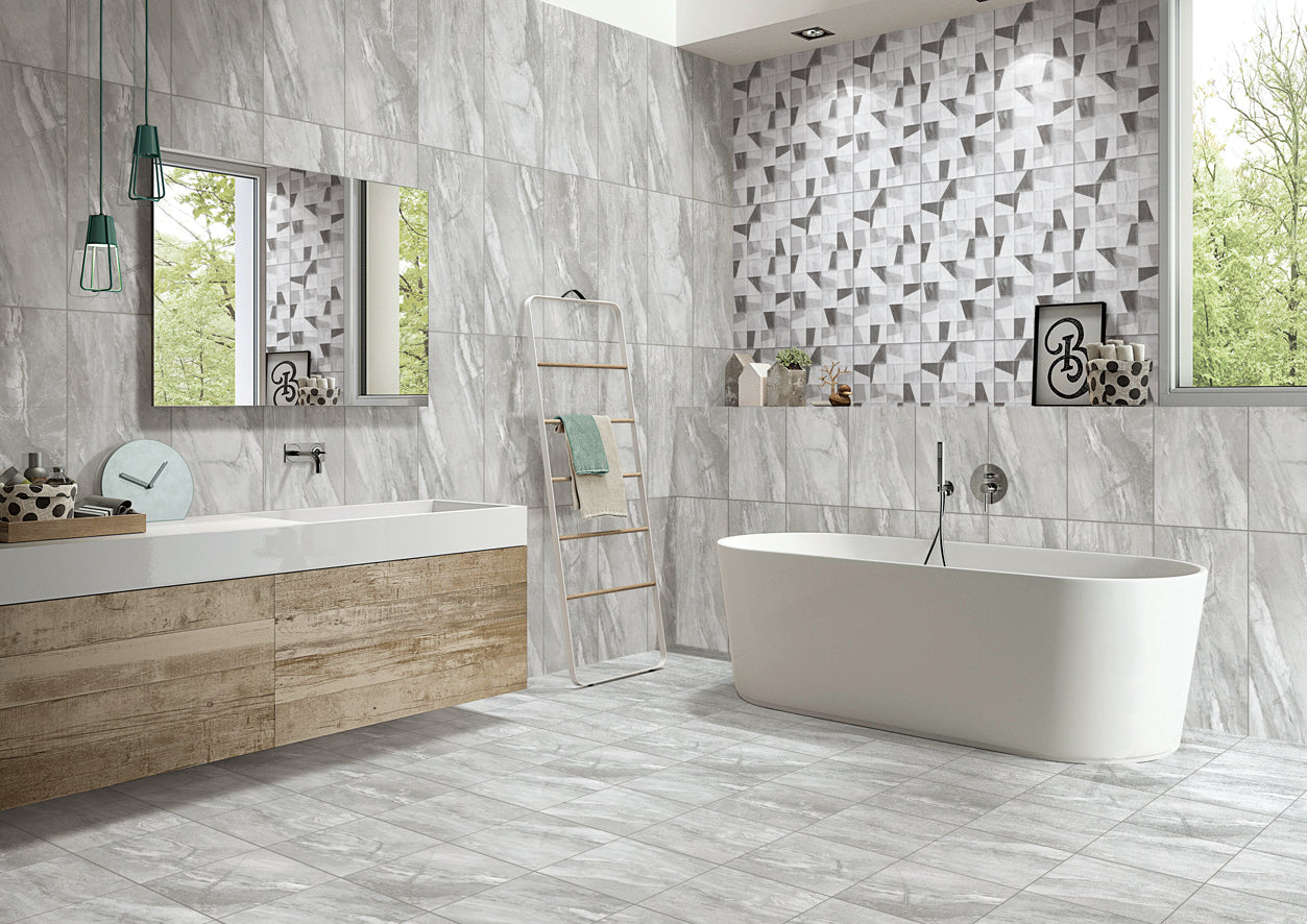 Pacific Dark Grey - Floor Tile (1.35SQM Carton)
