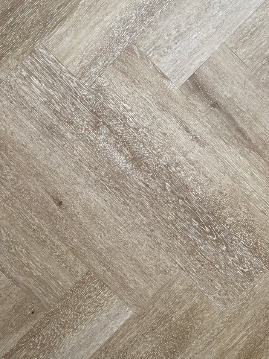 Obsidian 9MM Herringbone, Hybrid Flooring