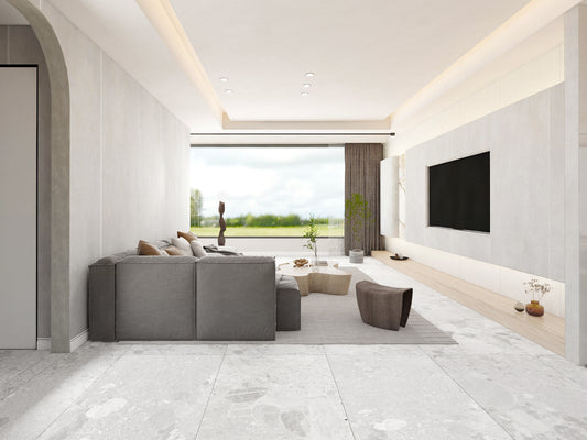 Forest Light Grey - Terrazzo Tile