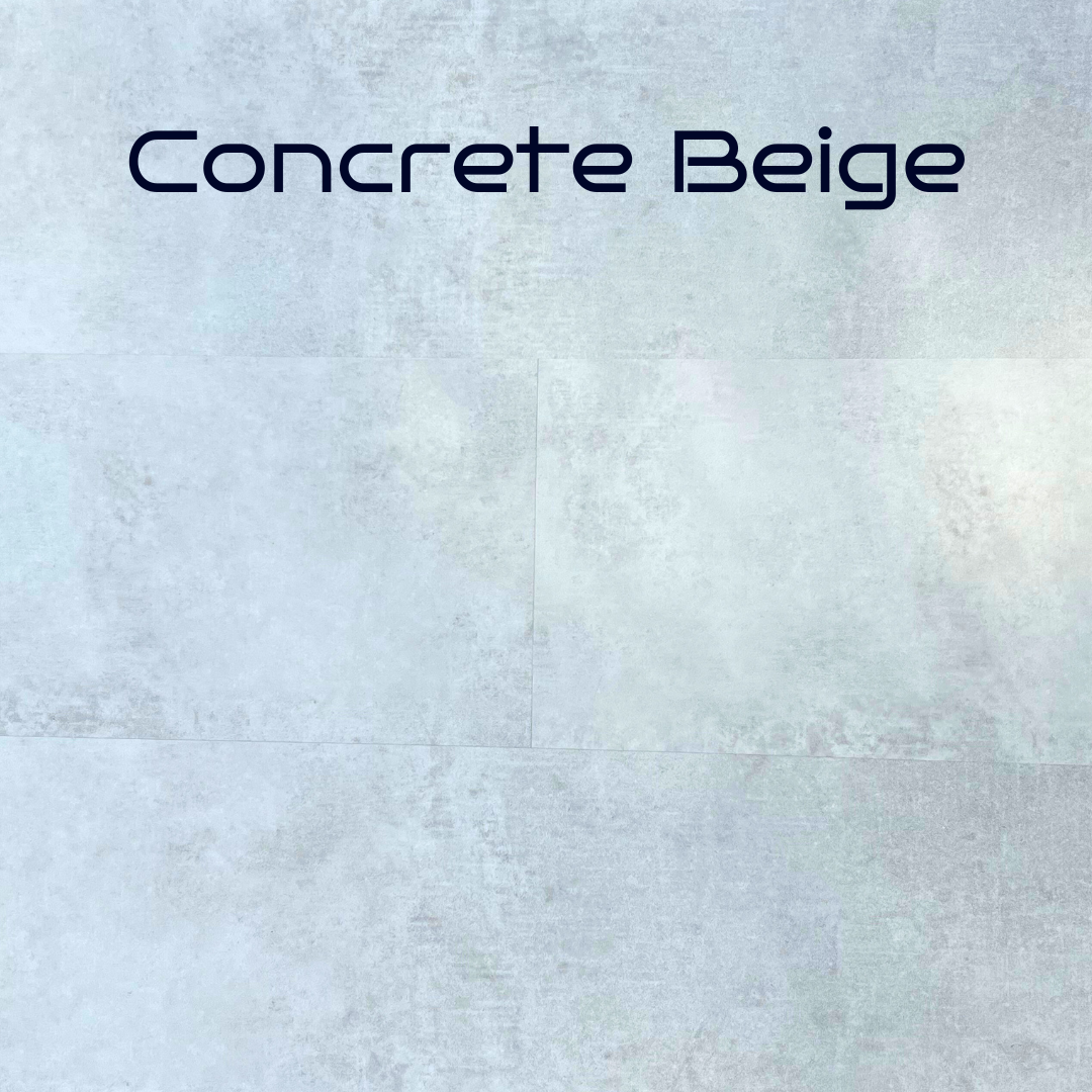 Concrete Beige 6.5MM Waterproof Hybrid Flooring