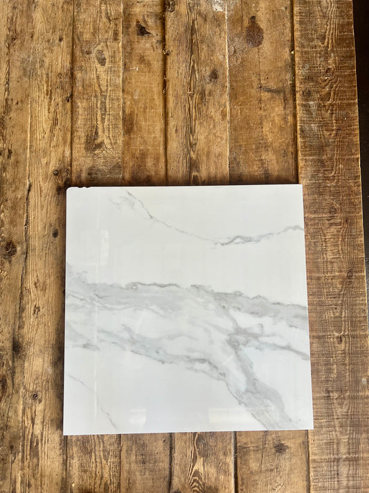 Carrara Glazed Porcelain Floor Tile