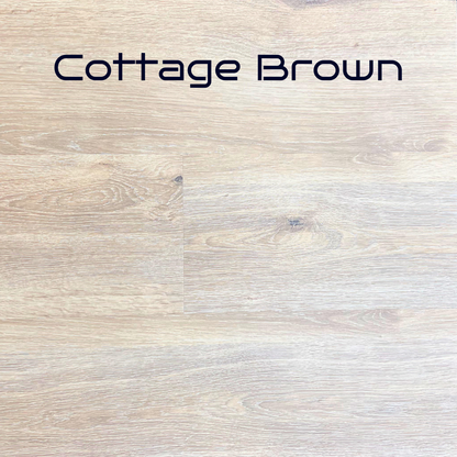 Cottage Brown 6.5MM Waterproof Hybrid Flooring