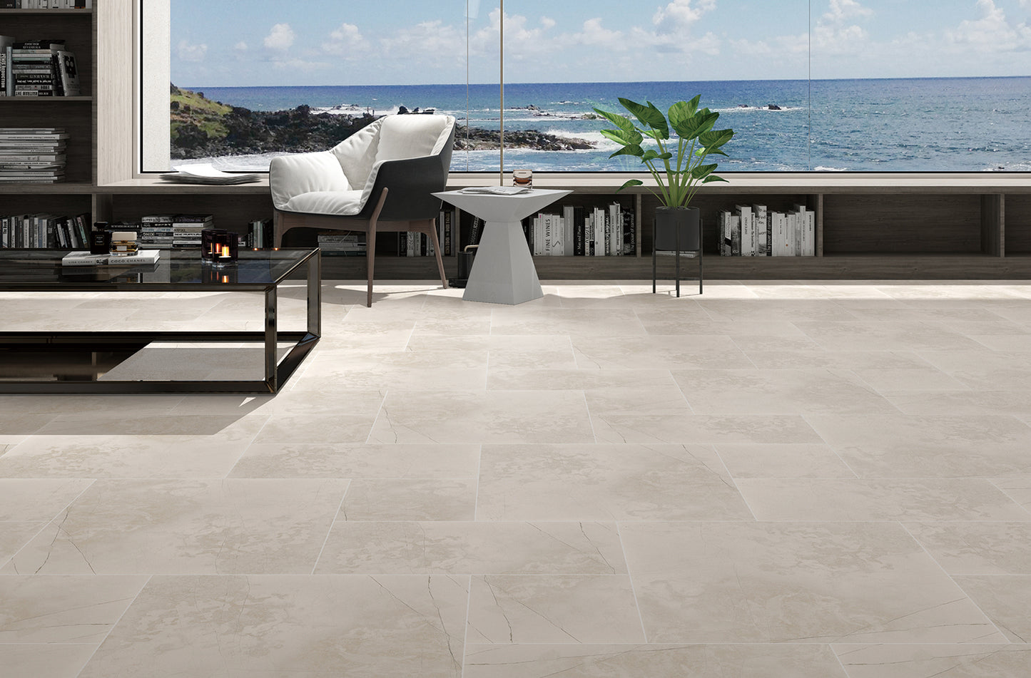 Aegean Stone Floor -- BEIGE