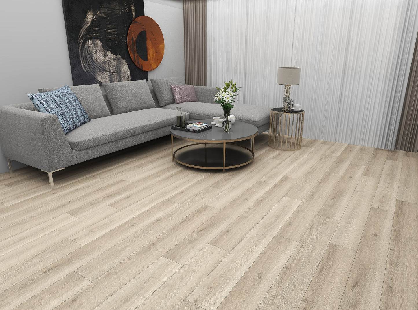 Chester Oak 6.5MM Waterproof Hybrid Flooring