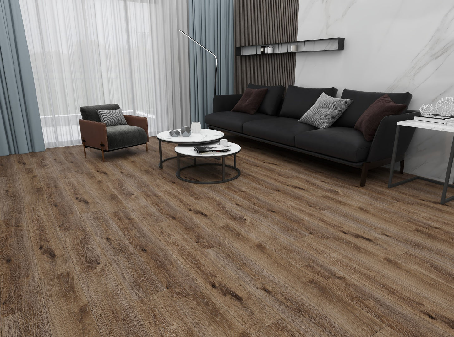 Homestead Chestnut 6.5MM Waterproof Hybrid Flooring