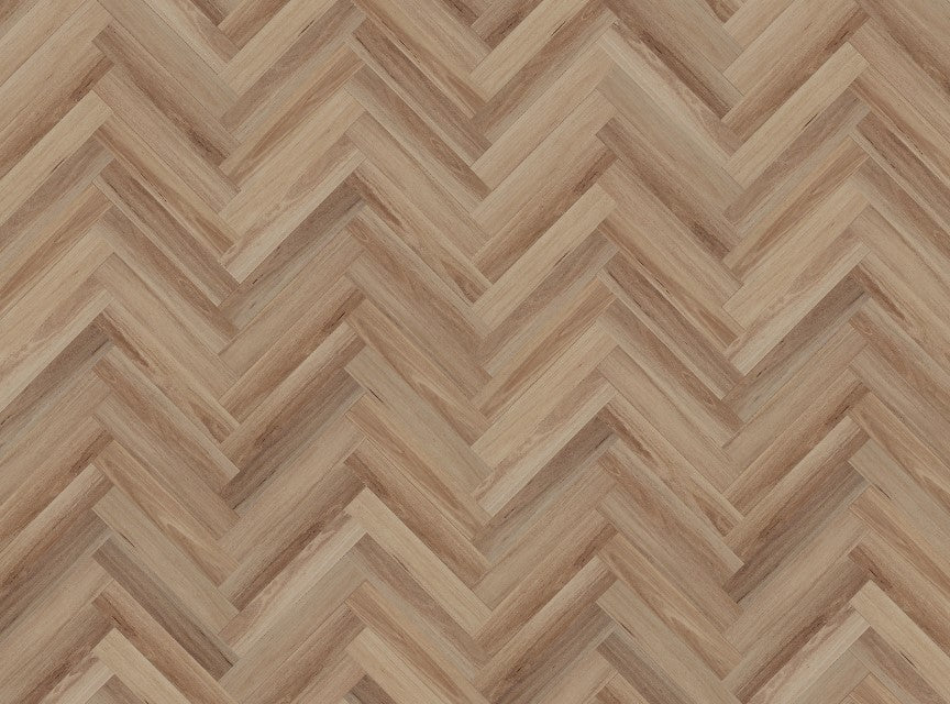 BlackButt 9MM Herringbone Hybrid Flooring - Obsidian