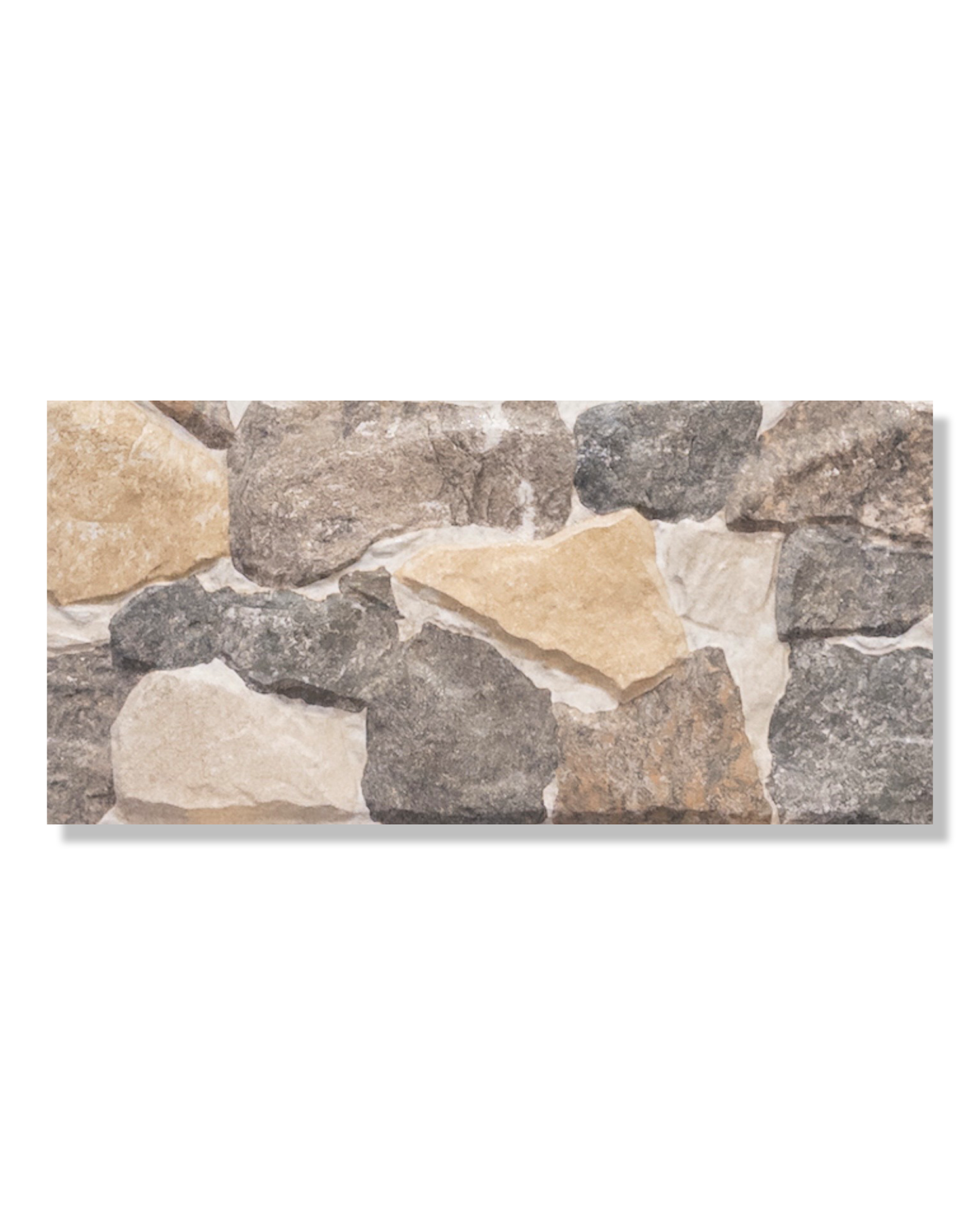 STONE STYLE TILE - LIGHT BEIGE & Grey