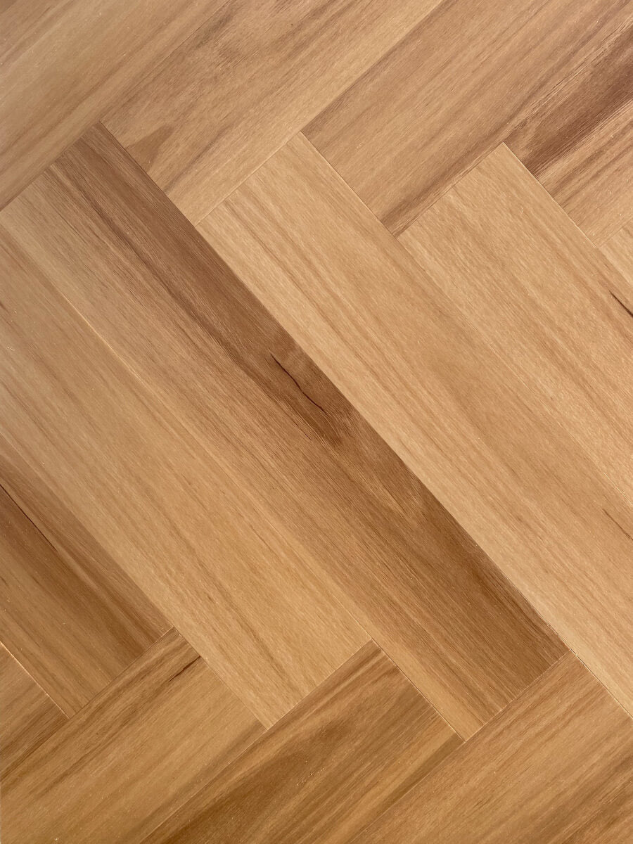 BlackButt 9MM Herringbone Hybrid Flooring - Obsidian