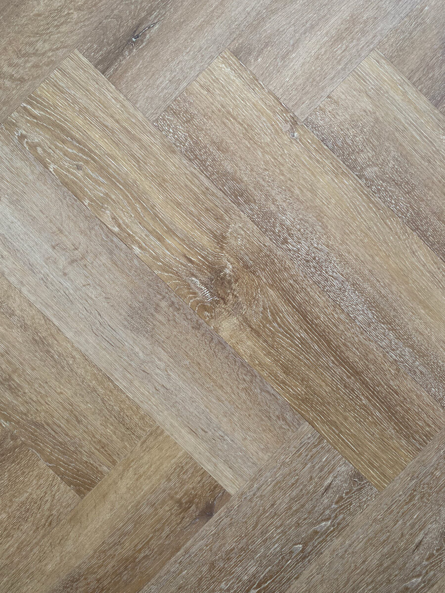 Obsidian 9MM Herringbone, Hybrid Flooring