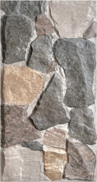 STONE STYLE TILE - LIGHT BEIGE & Grey