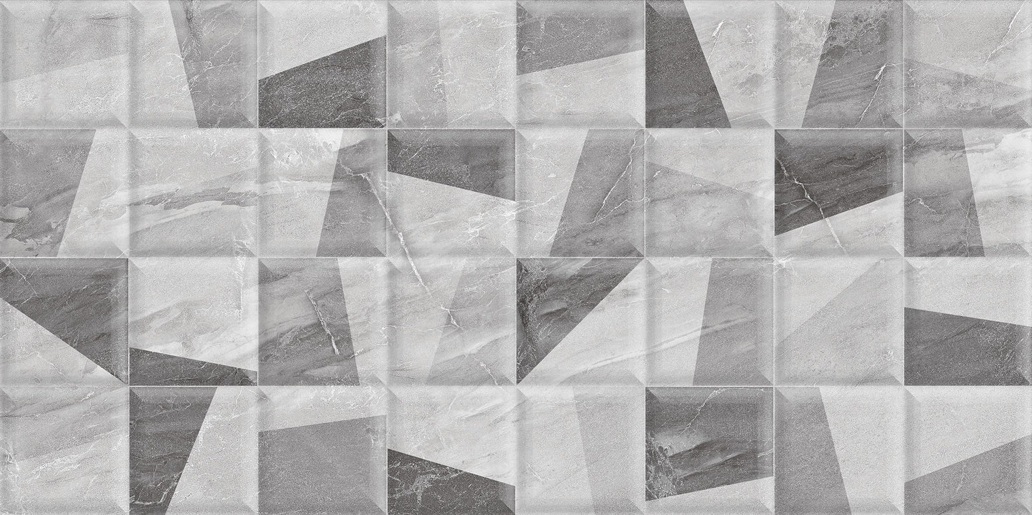 Pulpis Grey 3D-HEX Decor Tile